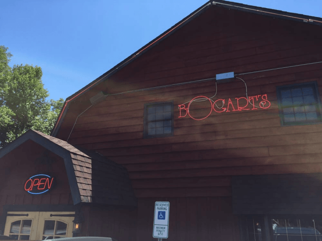 Exterior of the tavern