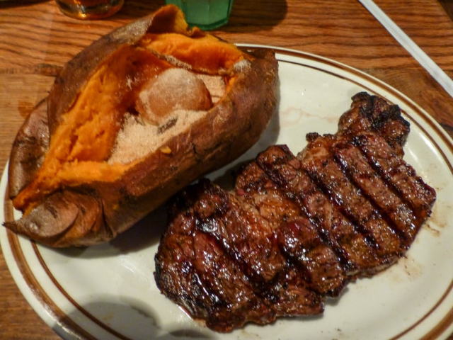Steak and potato