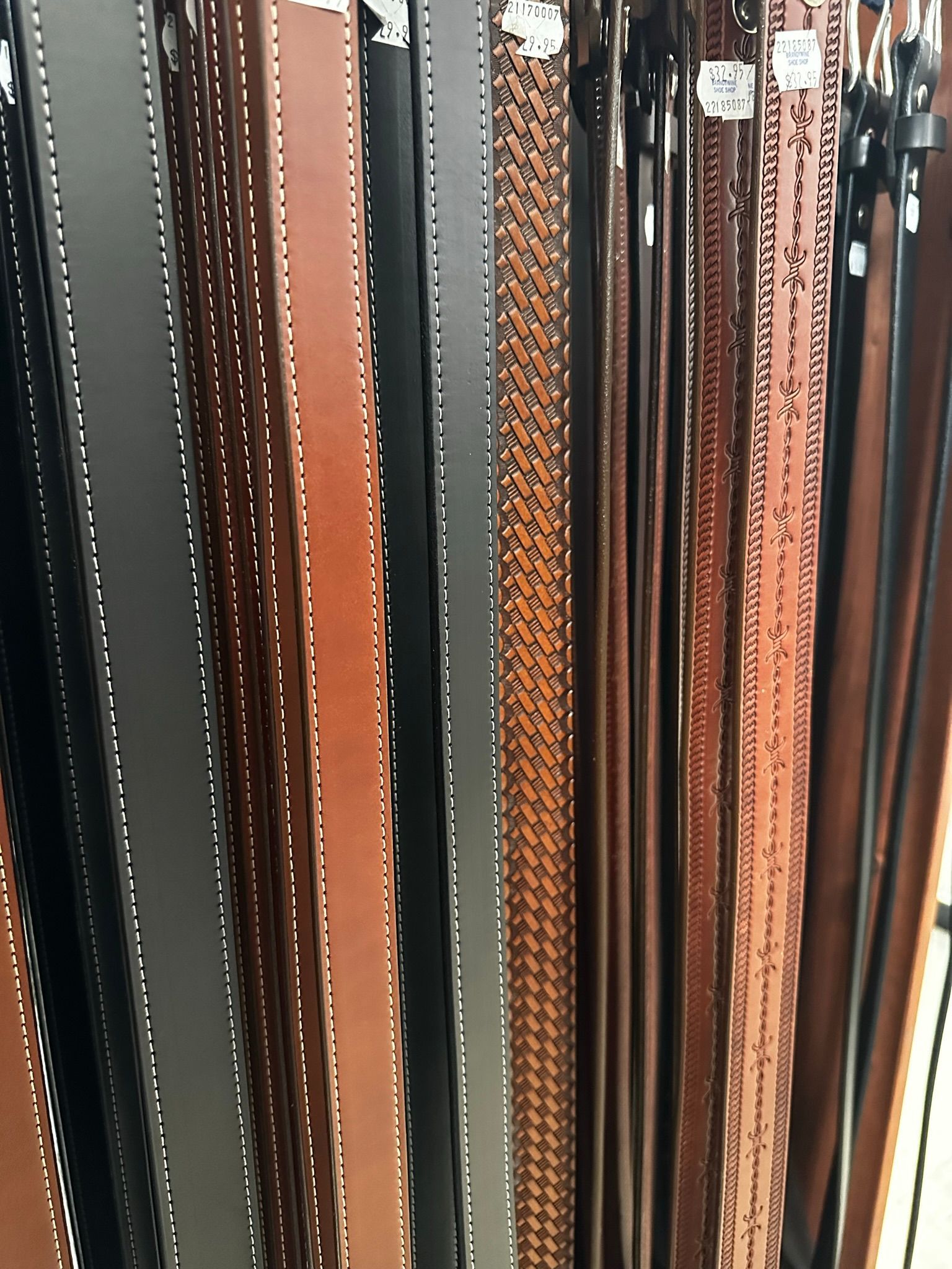 Leather belts