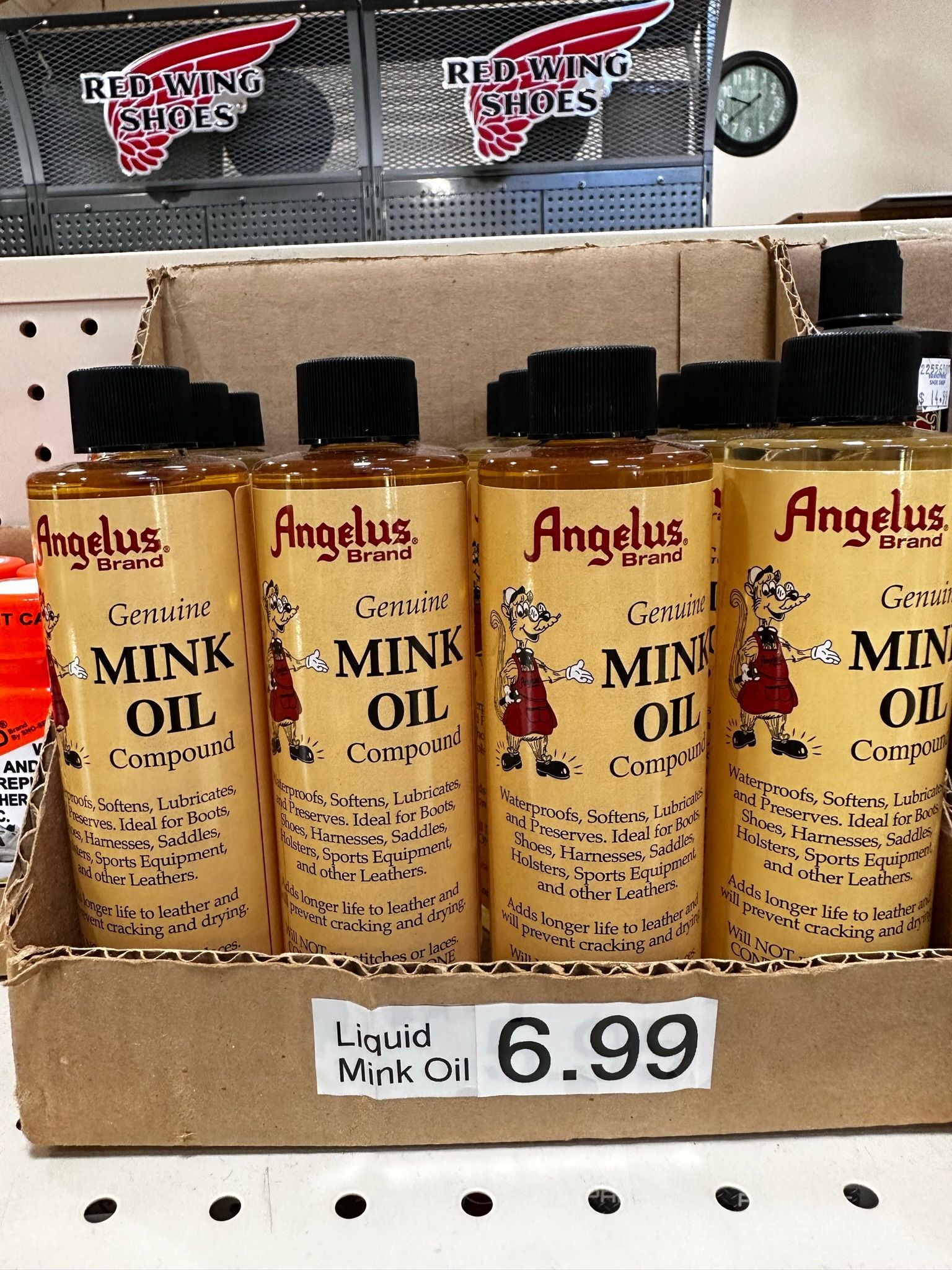 Liquid mink oil
