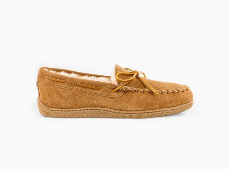 Mens Sheepskin Hardsole Moc 3741