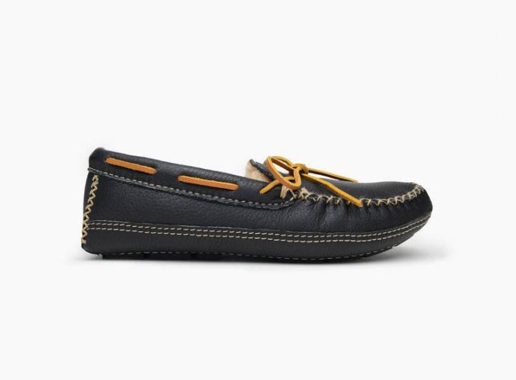 Mens Sheepskin Moose Slipper 3752