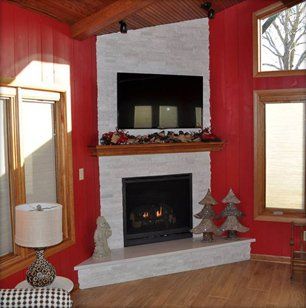 Beautiful fireplace