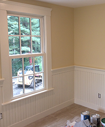 Painted home interior