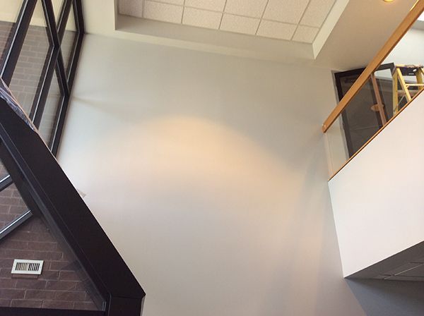 Painted ceiling