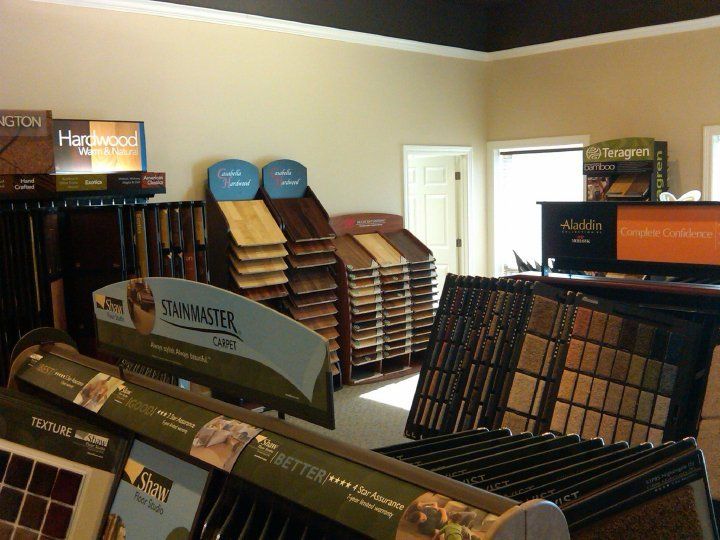 Variety of flooring materials