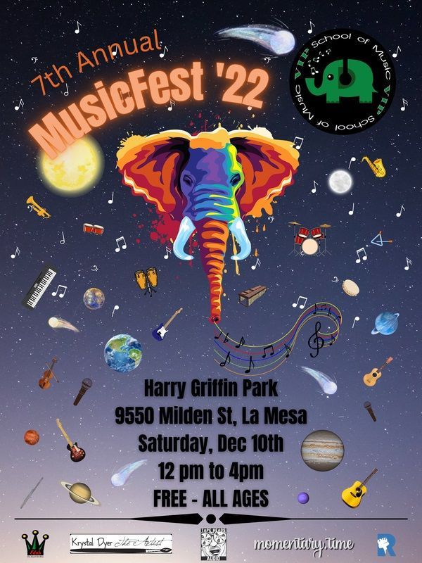 A poster for the 7th annual musicfest '22