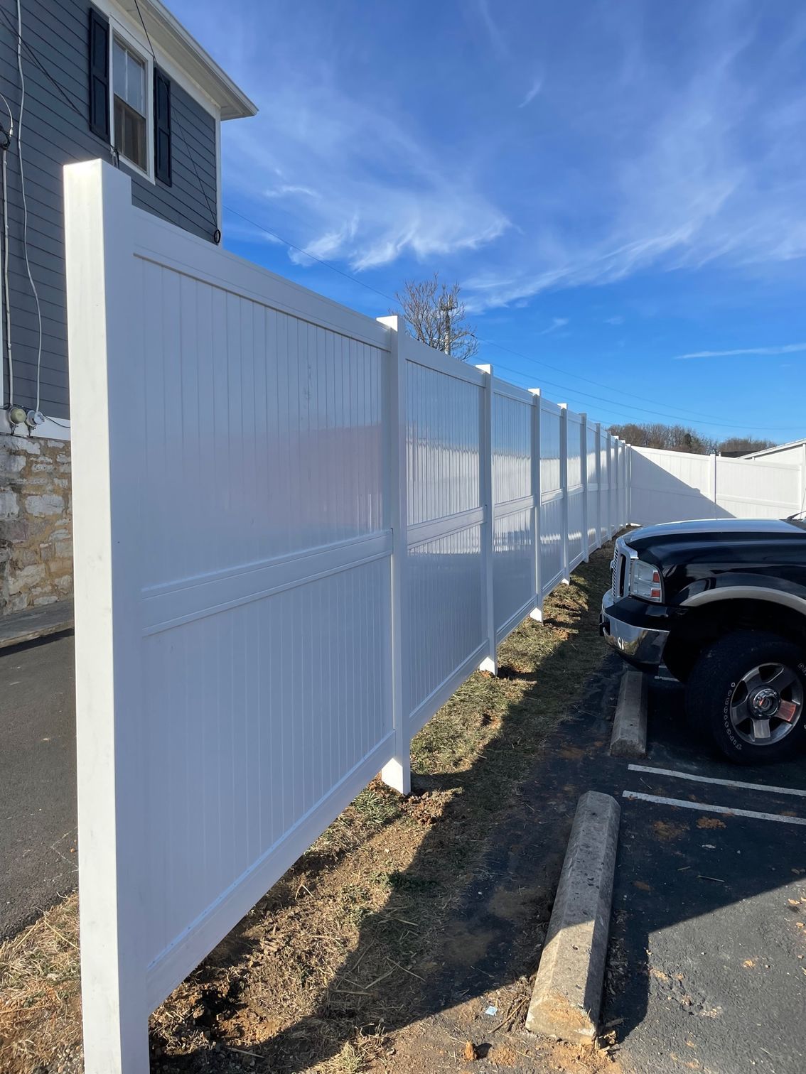 Vinyl fence