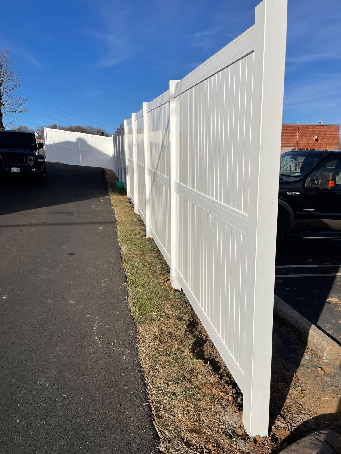 Vinyl fence