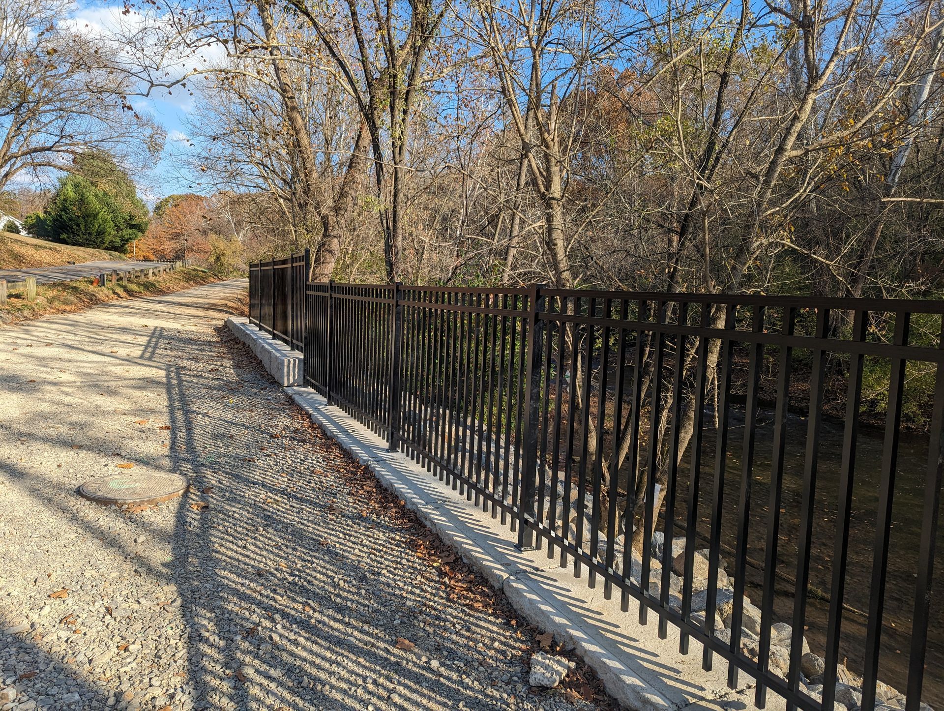 See through fence - aluminum fence