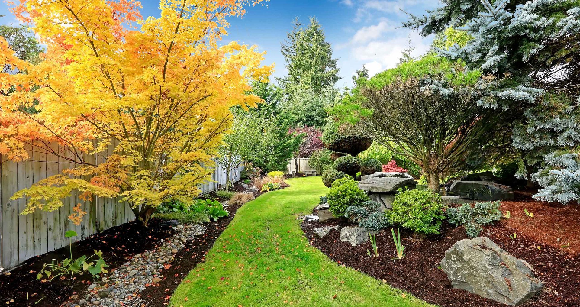 Seasonal landscaping design