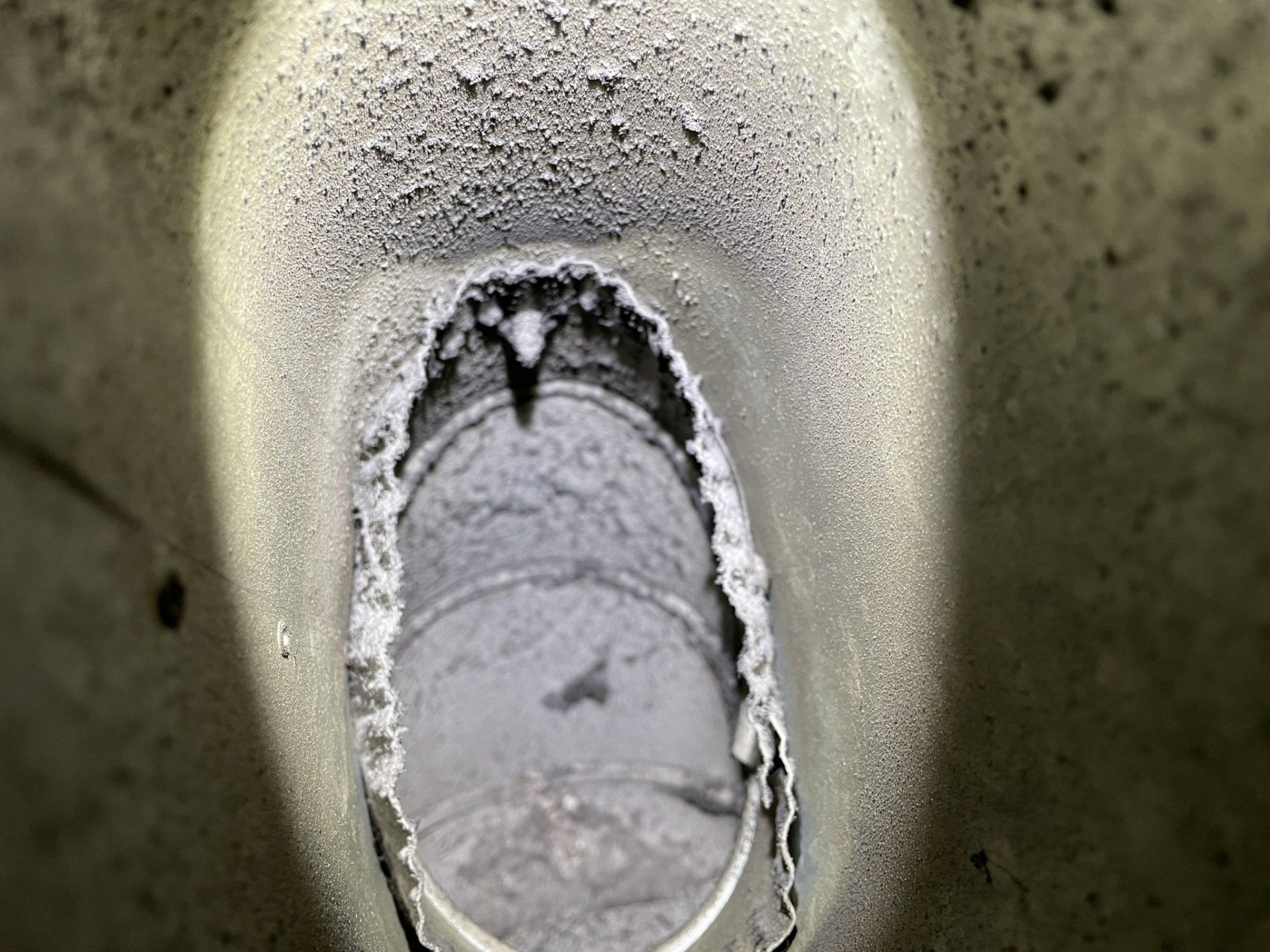 A dryer vent with molds