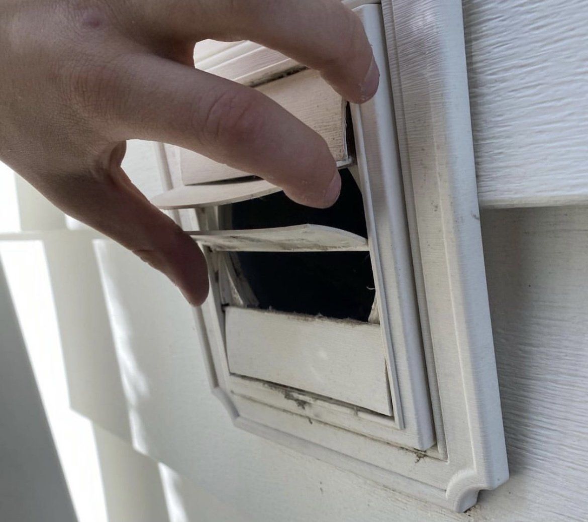 A man opening the air ventilation