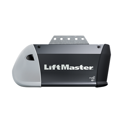 A liftmaster garage door opener is shown on a white background.