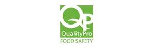QualityPro food safety logo in green.