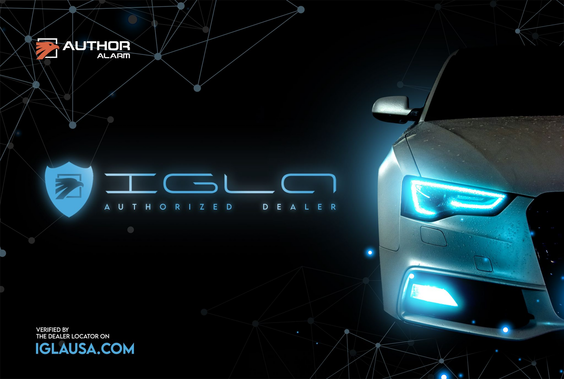 A picture of a car with the word iglc on it