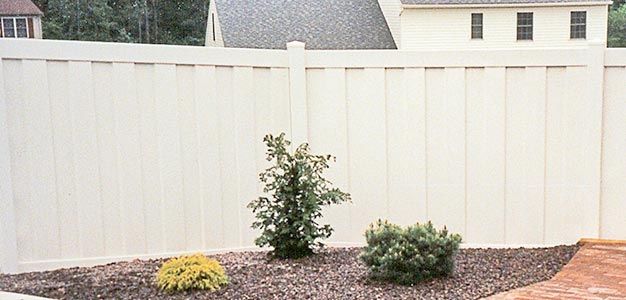 Composite PVC fence