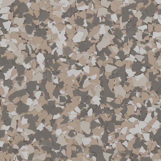 Beige, gray, and white speckled terrazzo-like surface texture