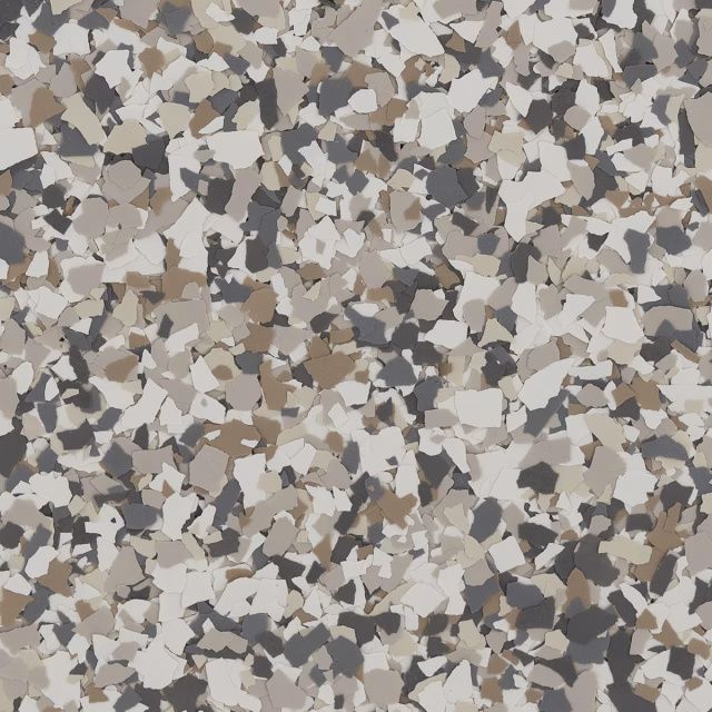 Abstract camouflage-like pattern in gray, beige, and tan tones