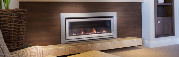 Modern fireplace