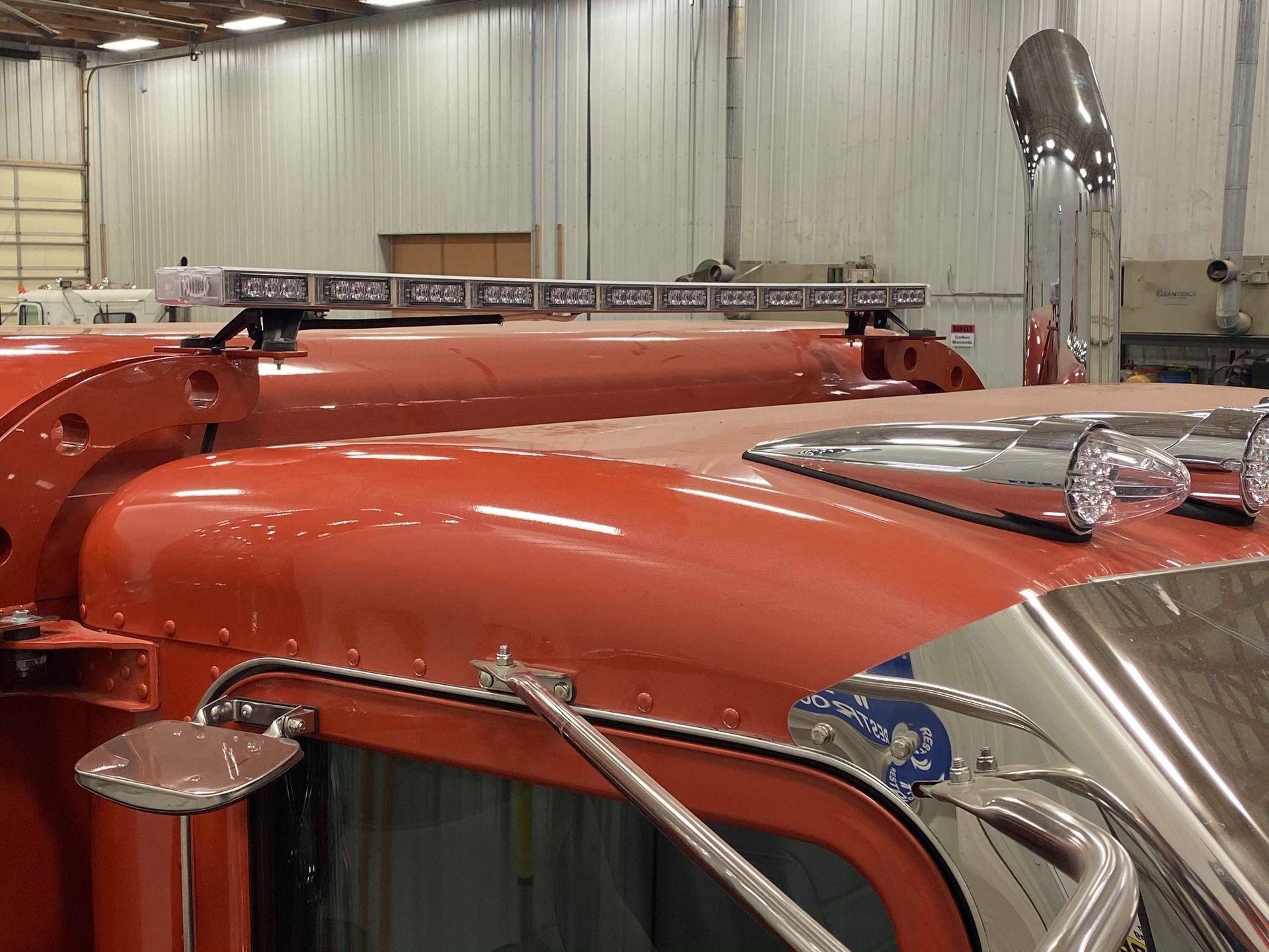 Light Bar Mount For Flat Top Peterbilts