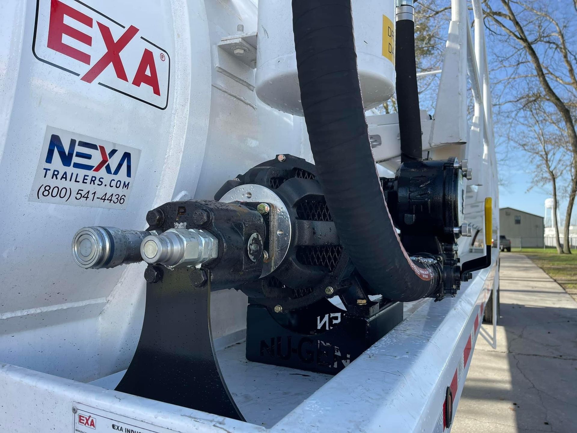 Trailer Mounted NVE 607 Vacuum Pump