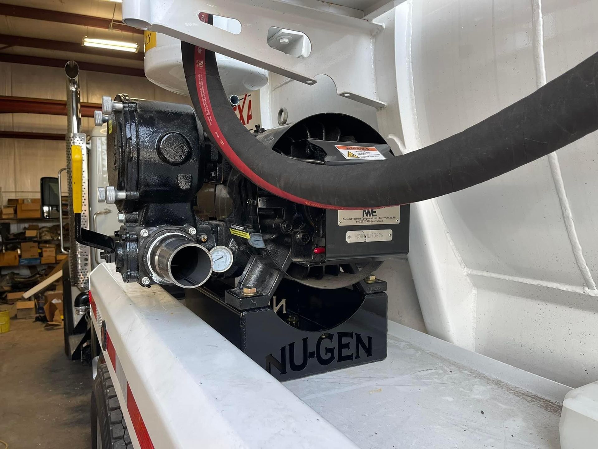 Trailer Mounted NVE 607 Vacuum Pump