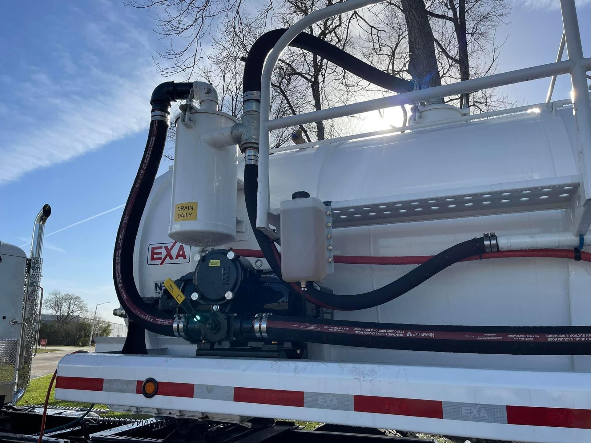 Trailer Mounted NVE 607 Vacuum Pump