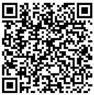 QR code, black and white matrix square used for digital data storage.