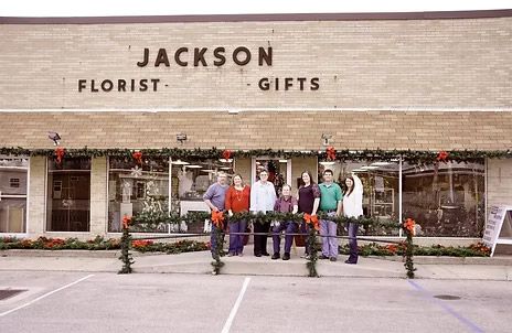 The Jackson family celebrating the Christmas season
