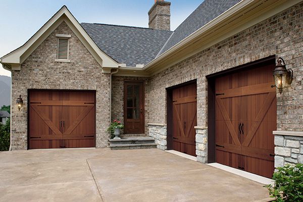 Modern Wood Garage Doors | Amelia Overhead Doors