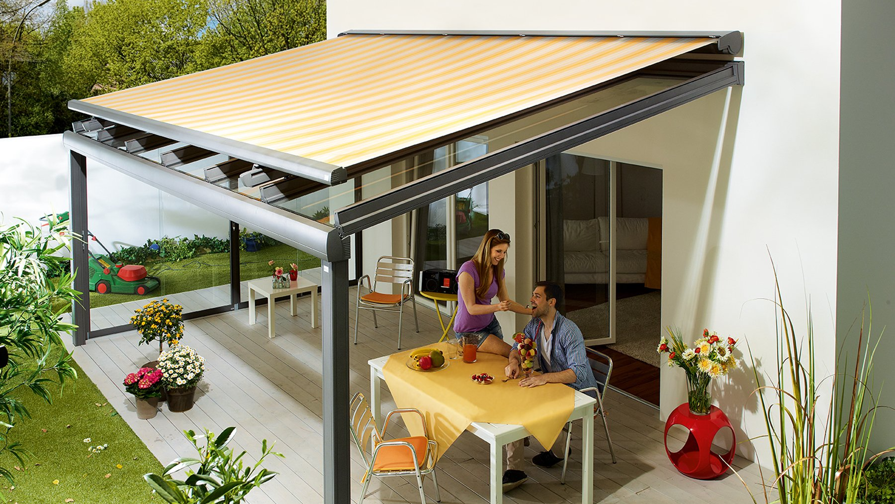 Tension Shade Systems | Amelia Overhead Doors