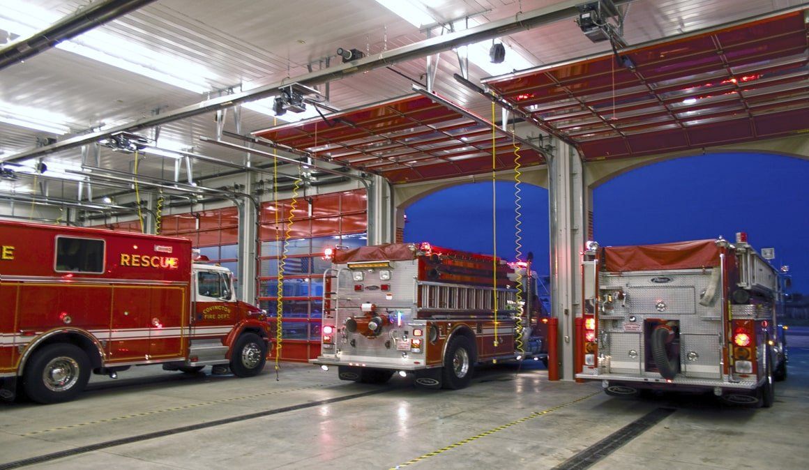Fire Station Overhead Doors | Amelia Overhead Doors