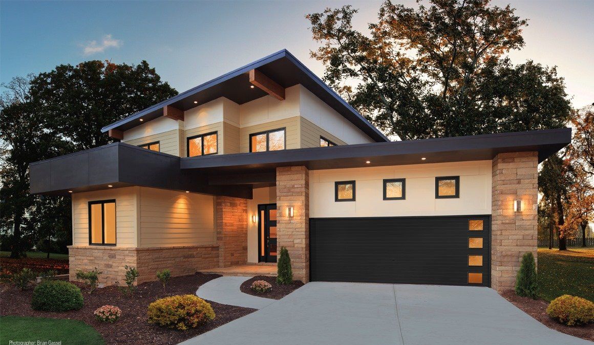 Sleek Modern Garage Door | Amelia Overhead Doors