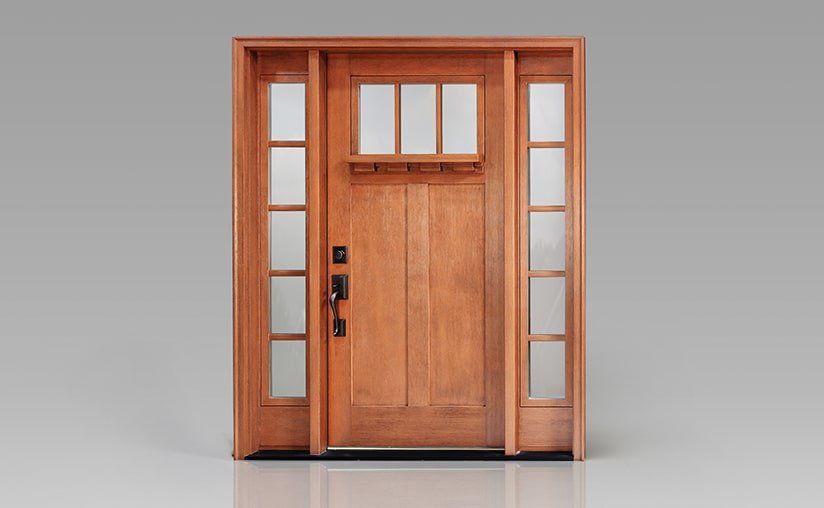 Wood Entry Door | Amelia Overhead Doors