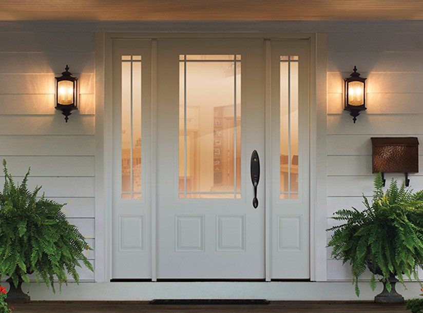 Economically Priced Entry Door | Amelia Overhead Doors