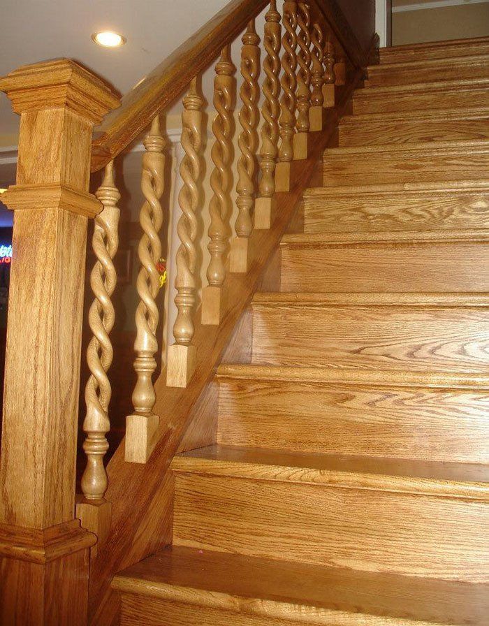 Wooden staircase