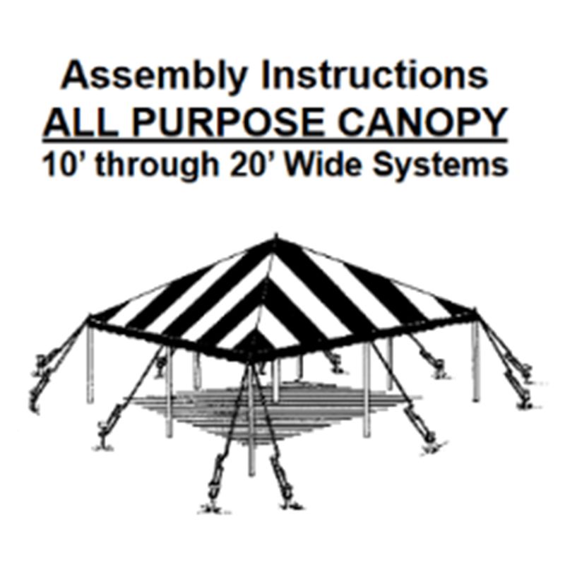 Canopy Set Up Instructions