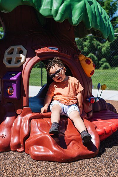 Kids learning to plant