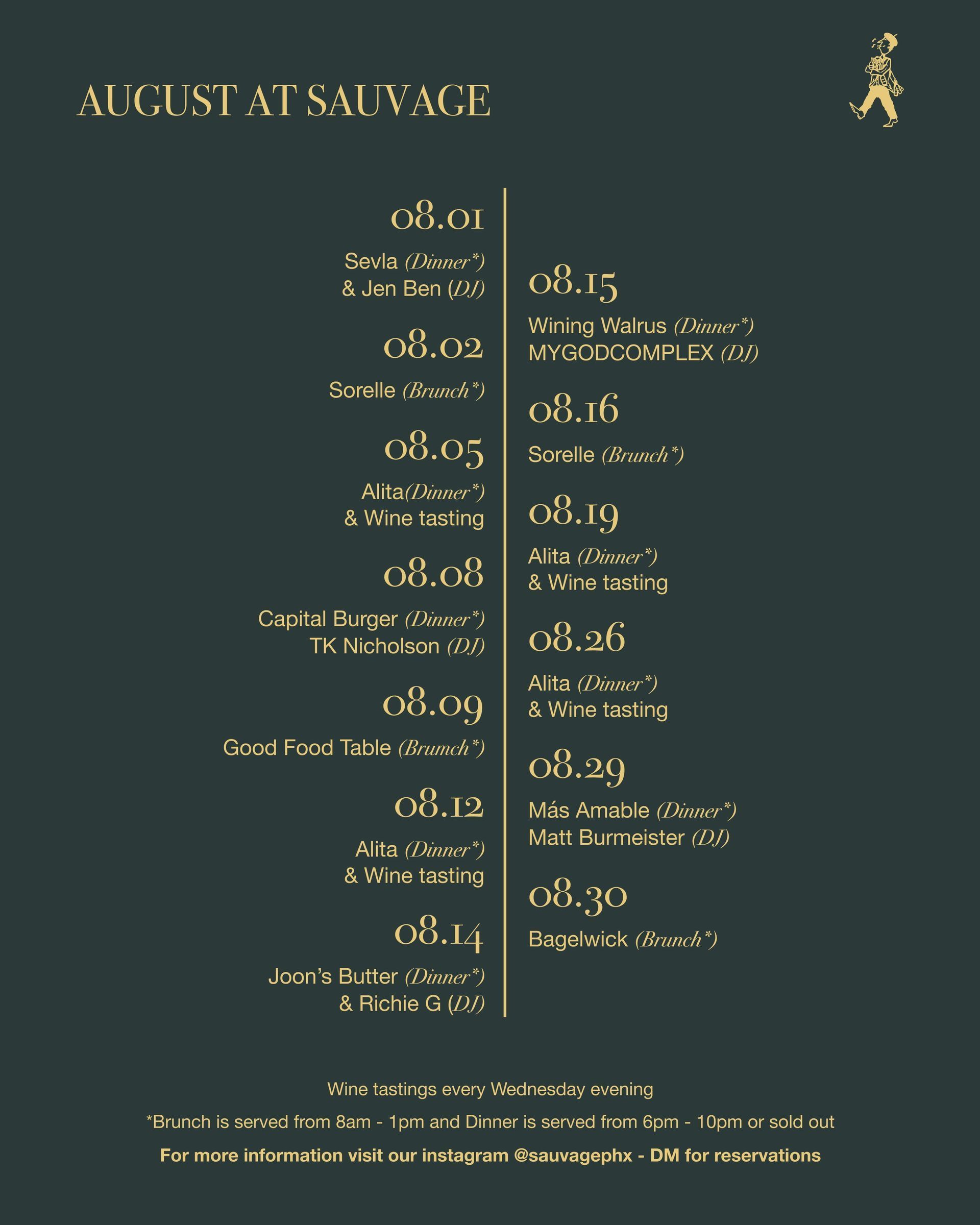 August at Sauvage