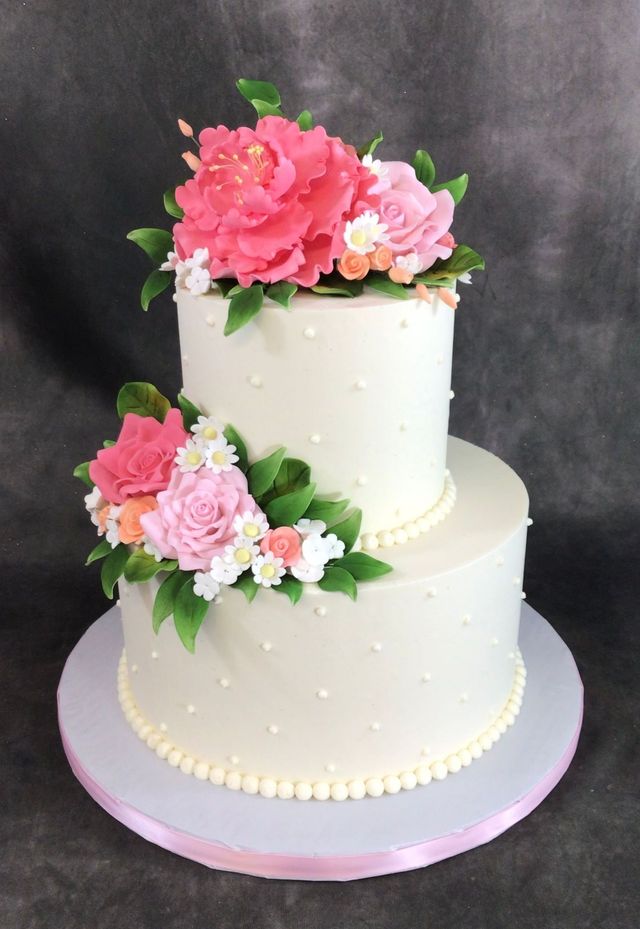 Three Tier Fig and Berry Blossom Cake | Customized Birthday Cake Shop Dubai