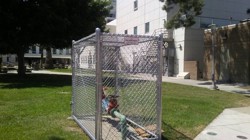 Water pipes fully fence
