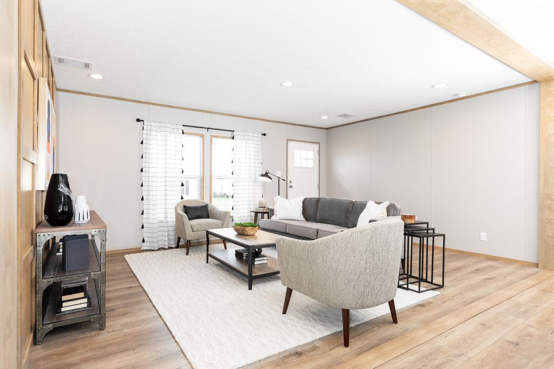 a living room with a couch
