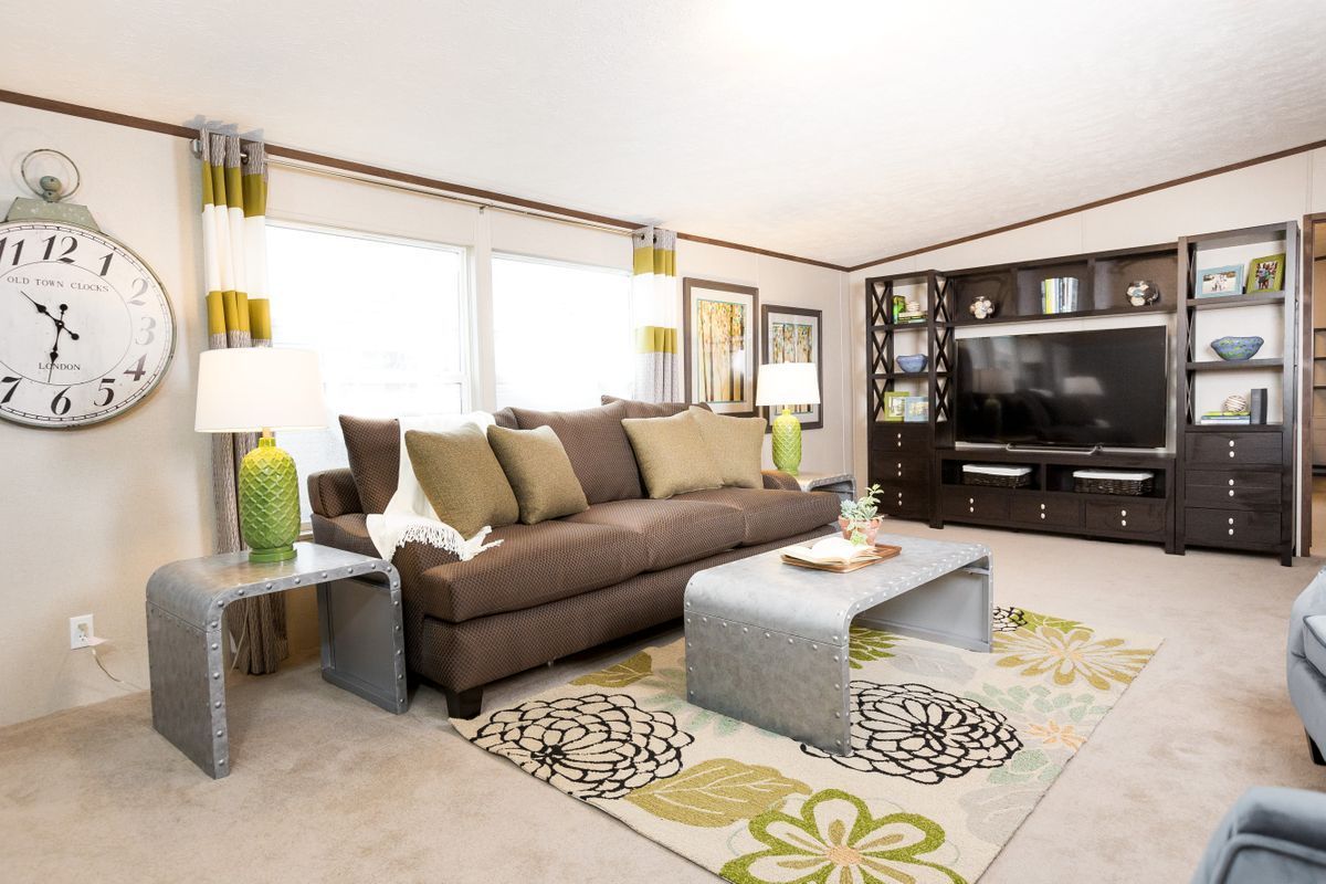 a living room with a couch