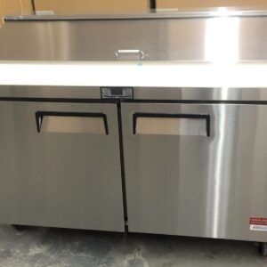 Exterior 60″ Sandwich Prep Unit Standard Top 16 Pan 2 Door