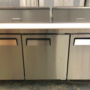 Exterior 72″ Standard Top Sandwich Prep Unit 3 Door