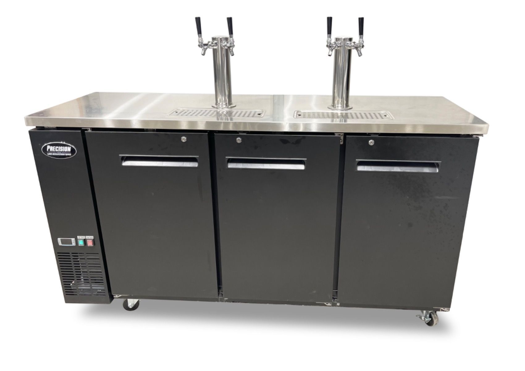 Exterior 72″ Kegerator 3 Door Draft Refrigerator