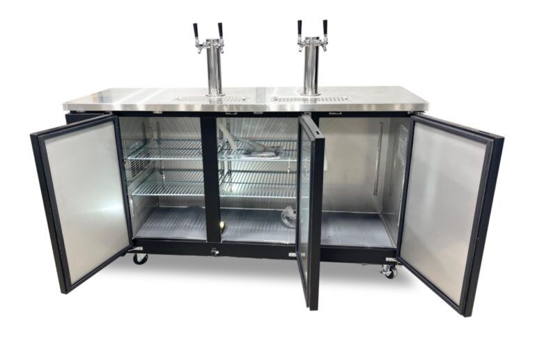 Interior 72″ Kegerator 3 Door Draft Refrigerator