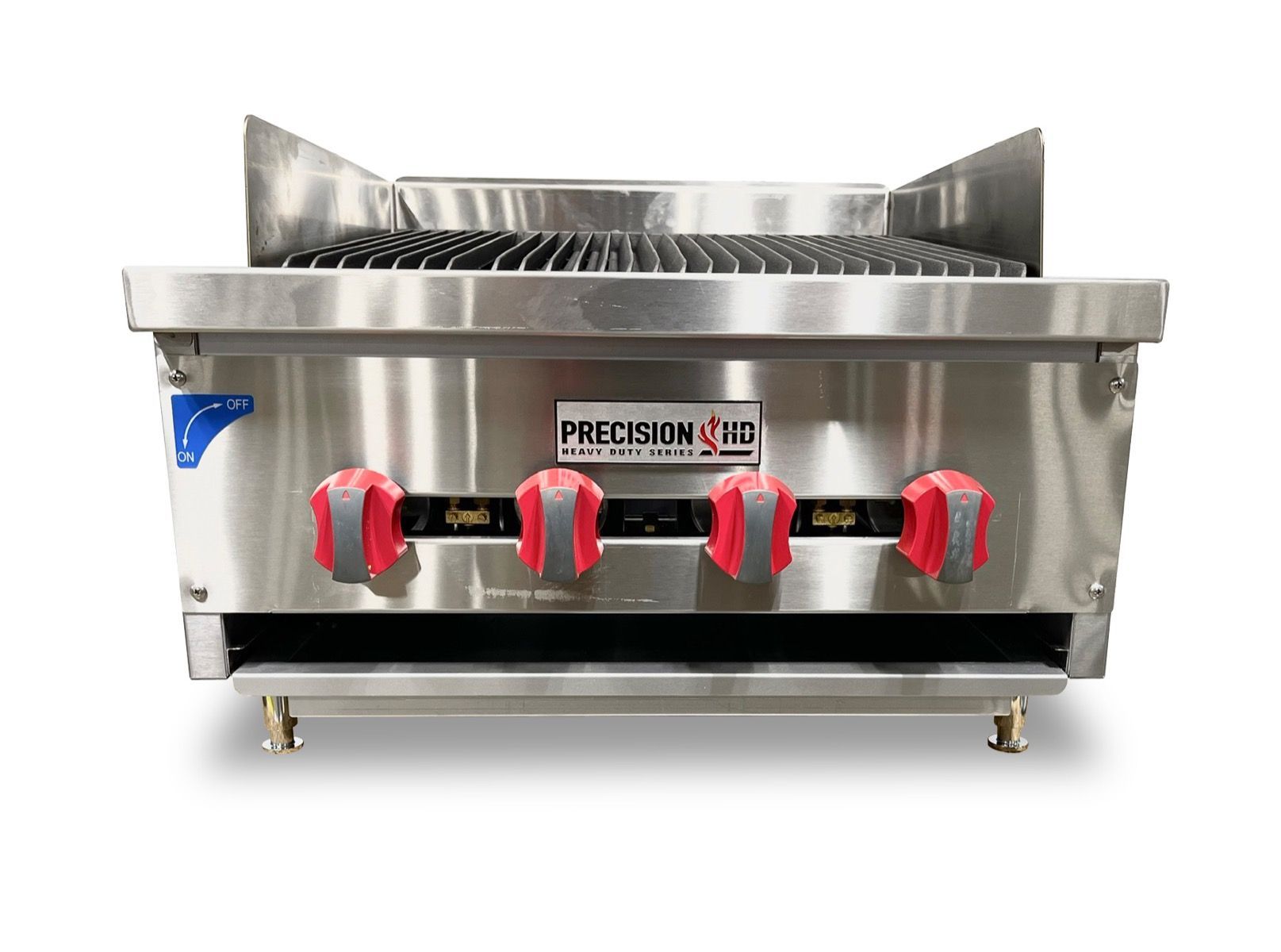 Exterior 24″ Heavy Duty Gas Char Broiler Grill Features