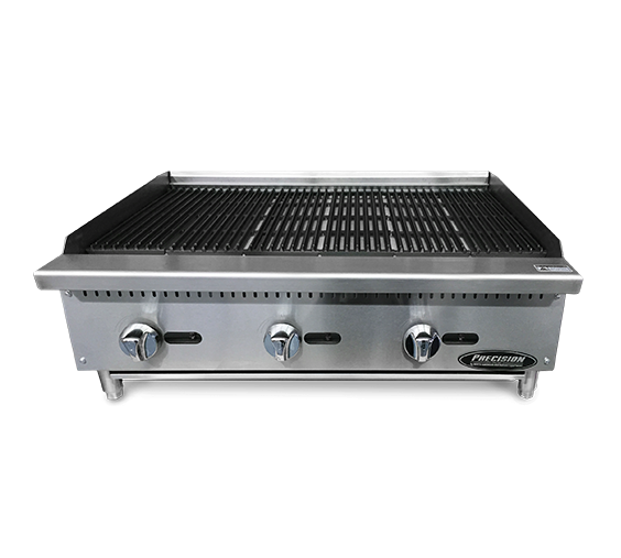 Exterior 36″ Radiant Char Grill Features